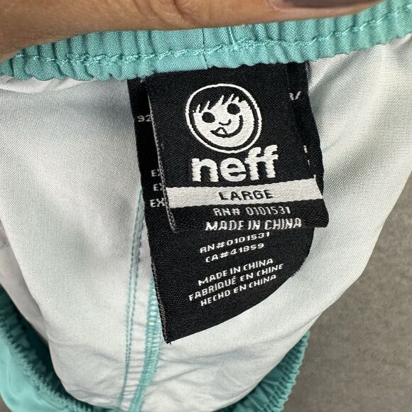Neff Mens Hawaiian Retro‎ Graphic Swim Trunks Board Shorts Pockets Size XL - Picture 9 of 13
